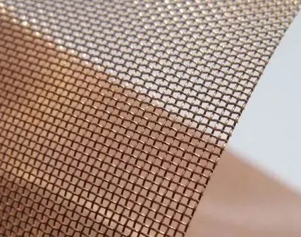 Фото №0 Сетка медная тканая