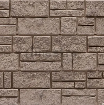 Фото №0 Фасадная панель FOUNDRY &quot;Известняк&quot; 1702 828 охра