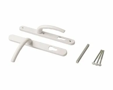 фото Гарнитур нажимной с подпружиниванием Star 28/92 (3 винта) Белый RAL9016