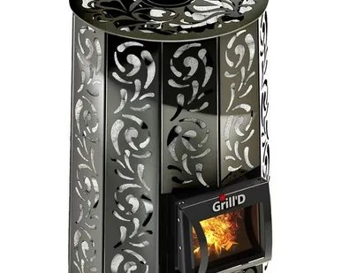 фото Печь дровяная Grill D Violet (Short black Pro)
