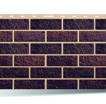 Фото №0 Фасадная панель для наружной отделки дома Альта Профиль Кирпич Жжёный