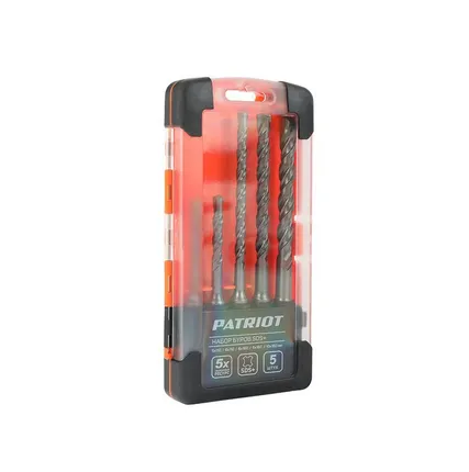 Фото №0 Набор буров SDS-Plus 5 шт EDGE by PATRIOT 815010101