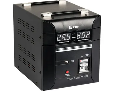 фото EKF Стабилизатор напряжения напольный TITAN F-5000 EKF PROxima