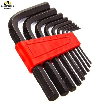 Фото №0 Набор ключей шестигранников 2,0-12мм,9шт.(009) ЕРМАК /657-009/