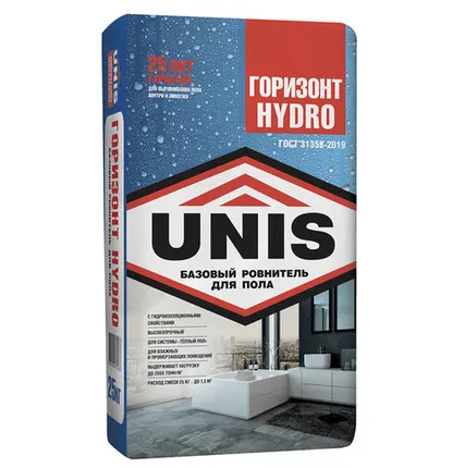Фото №0 Наливной пол Unis Горизонт Hydro, 25кг