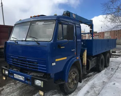 фото Камаз с КМУ