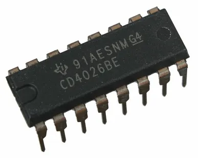 фото Семисегментный драйвер CD4026BE