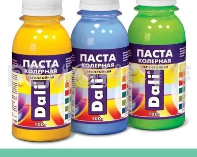 фото Паста колерная &#39;DALI&#39; РОГНЕДА 0,1кг (зеленый) (8) ВМ