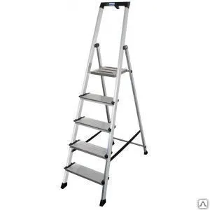 фото Свободностоящая стремянка, 5 ступеней krause sepuro 127235