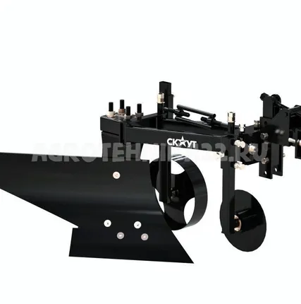 Фото №0 Плуг однокорпусный навесной СКАУТ PL-130 HYD с подрезным диском