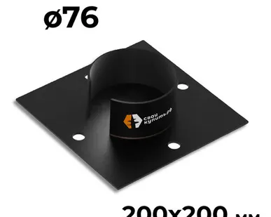 фото Оголовок для сваи диаметр 76 200x200 мм