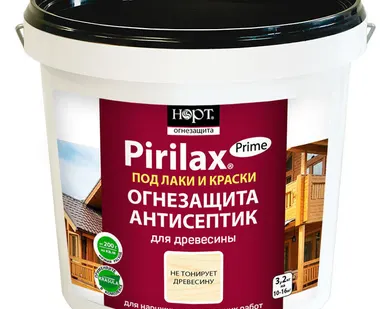 фото Огнезащитная пропитка Pirilax-Prime (Пирилакс-Прайм) для древесины 10 кг.