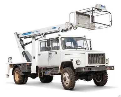 фото Автогидроподъемник АГП-22Т на шасси ГАЗ-3309(4х2)(5м.каб.)(стрела вперед)
