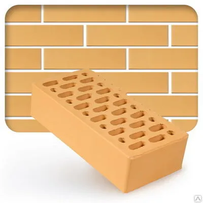 Фото №0 Кирпич керамический Славянский завод 250х120х65 беж-элит