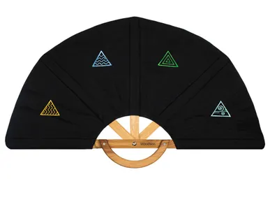 фото Веер для бани WoodSon Пятый элемент (дуб, большой, арт. WV10)