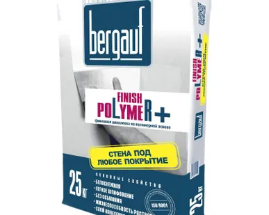 фото Бергауф Шпаклевка полимерная Finish Polymer 25 кг Bergauf
