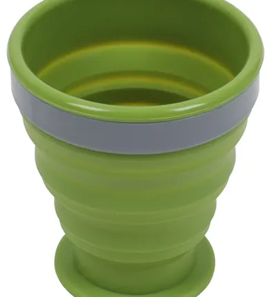 Фото №0 Стакан силиконовый оливковый 200 мл. Track