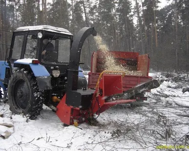 фото Услуги измельчителя веток