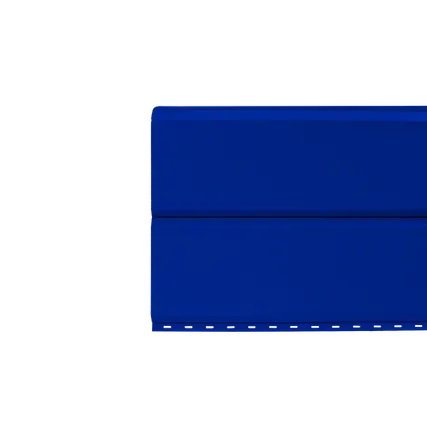 Фото №0 Сайдинг Кровля Сервис Брусnika гофрированный Сигнальный синий 0,45 мм Полиэстер