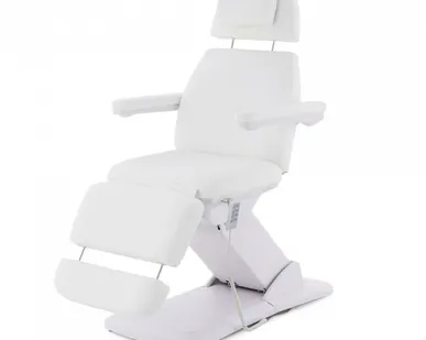 фото Косметологическое кресло с электроприводом ММКК-3 (КО-175Д-00), цвет белый MedMos 
