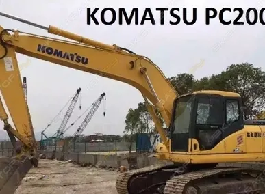 фото Аренда гусеничного экскаватора Komatsu PC200, Москва