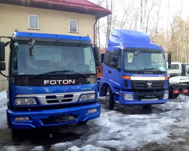 фото Foton 1093 6.5т Фургон Шасси Кму аналог Hyundai Hd120