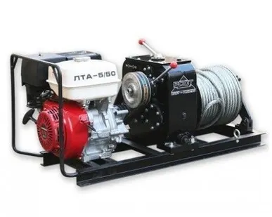 фото Лебёдка тяговая автономная РОСТ ЛТА-5/50