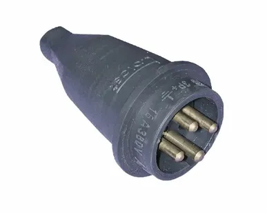 фото Вилка каучук 3-ф., 32А прямая IP44 3103-301-0300