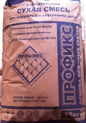 Фото №0 Стяжка для пола Профикс М-200, 25кг