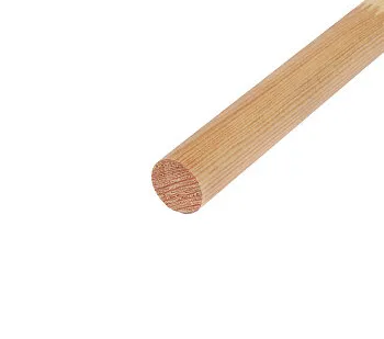 фото Круглый погонаж 2.1-2.2 м, 20 мм, сращенный, без сучков