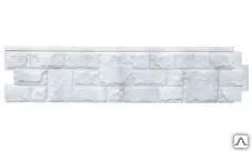 Фото №0 Панель фасадная GL &quot;Я-Фасад&quot; Екатерининский камень 1,407х0,327 СЕРЕБРО