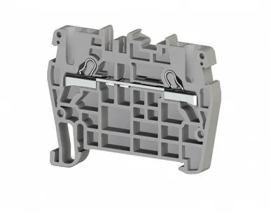 фото Klemsan Клеммник пружинный быстрозажимной (Push in), 2,5 мм.кв. (серый); PYK2,5 (RP)