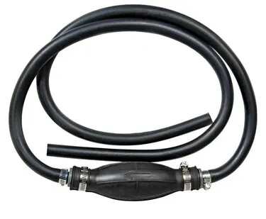 фото Насос для ручной перекачки топлива "Груша" 1.5м с клапаном, черная "AIRLINE"