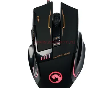 фото Игровая мышь Marvo G909 BK 8 кн 4 цв подсветки