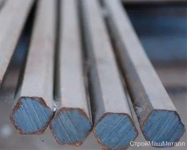 фото Шестигранник калиброванный 24 мм ст 09г2с ГОСТ 8560