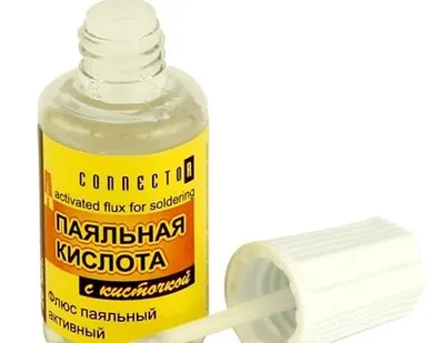 фото Паяльная кислота 20мл с кисточкой