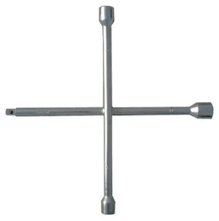 Фото №0 Ключ-крест баллонный 17 х 19 х 21 мм, под квадрат 1/2", толщина 14 мм