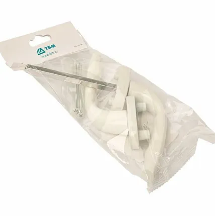 Фото №0 Гарнитур для балконной двери Internika Venera алюминиевый, 45°, белый RAL9016