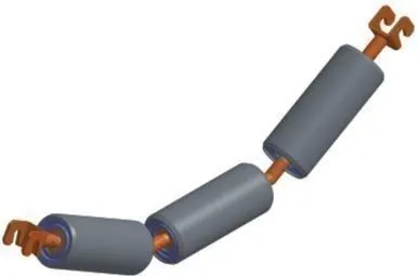 фото Роликоопора подвесная ПЖГ 100-127-20