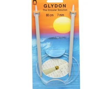 фото 48958 Спицы GLYDON круговые 7,00 мм/ 80 см, пластик PONY