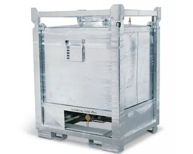 фото IBC-контейнер ASF-B, 1000 л, из оцинкованной стали, со сливным краном