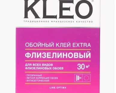 фото Обойный клей KLEO Extra Line Premium флизелиновый 250 гр 35 м2