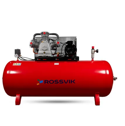 Фото №0 Компрессор ROSSVIK СБ4/Ф-500.LB75, 950 л/мин, 10 бар, ресивер 500 л, 380 В/5,5 кВт, красный