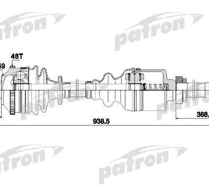 Фото №0 PDS0336 Полуось