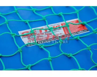 фото Сетка заградительная, ячейка 40*40, Д 2.6 мм, зеленая