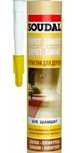 фото Герметик акриловый паркетный Soudal мербау 280 мл.
