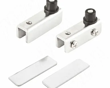 фото Компл. петель для стекл. двери, хром (2023 CHROME)