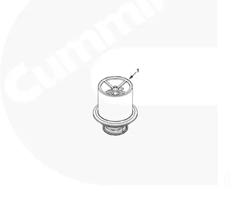 фото Термостат (t=76C) на двигатель Cummins 6CT ISCe ISLe 3968559 5274887