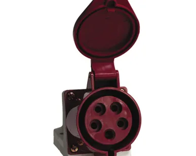 фото 125 Розетка стационарная 3Р+РЕ+N 32А 380В ASD