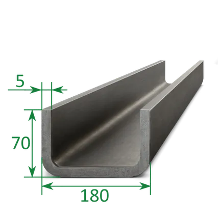 Фото №0 Швеллер гнутый 180х70х5